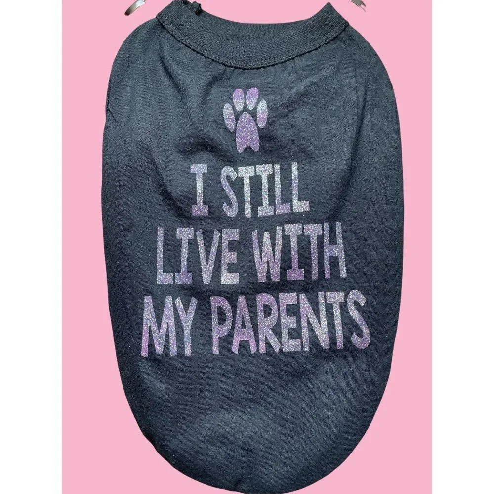 Handcrafted Funny dog shirt, Dog apparel, Dog Clothing, Funny Dog Tshirt medium‎